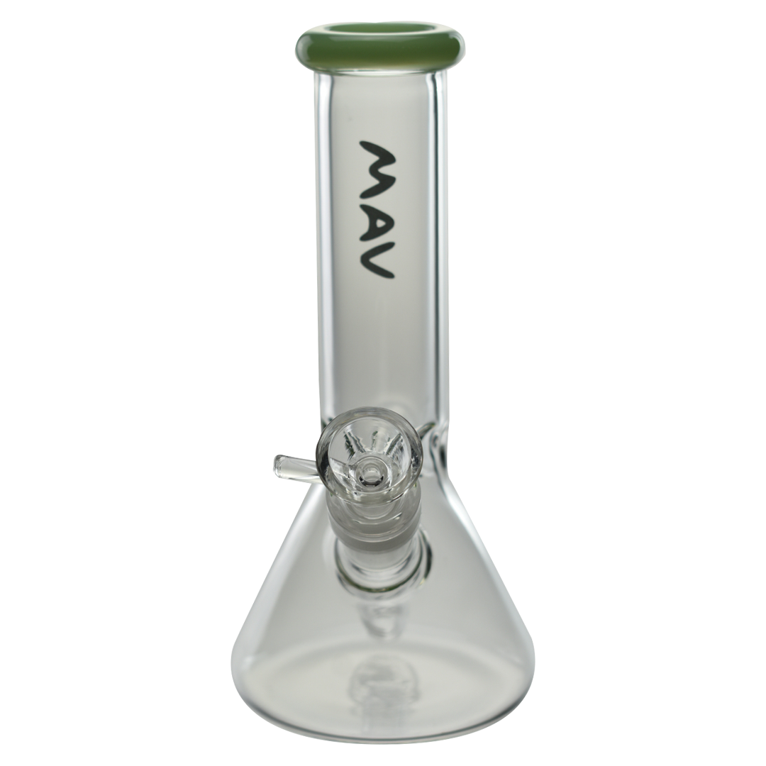 8" Color Top mini Beaker Bong by Maverick Glass