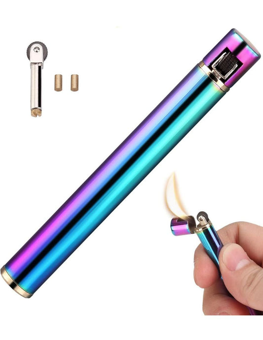 HONEST Mini Lighter Long Strip Refillable Grinding Wheel Lighters For Cigarette