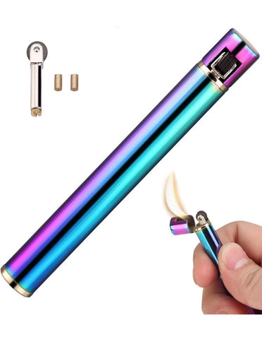 HONEST Mini Lighter Long Strip Refillable Grinding Wheel Lighters For Cigarette