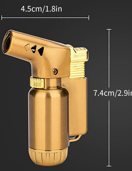 All Metal Lighter Single Torch Pipe Lighters