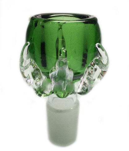 Glass on Glass Dragon Claw Male Joint Bowl - SleekGlassPipe