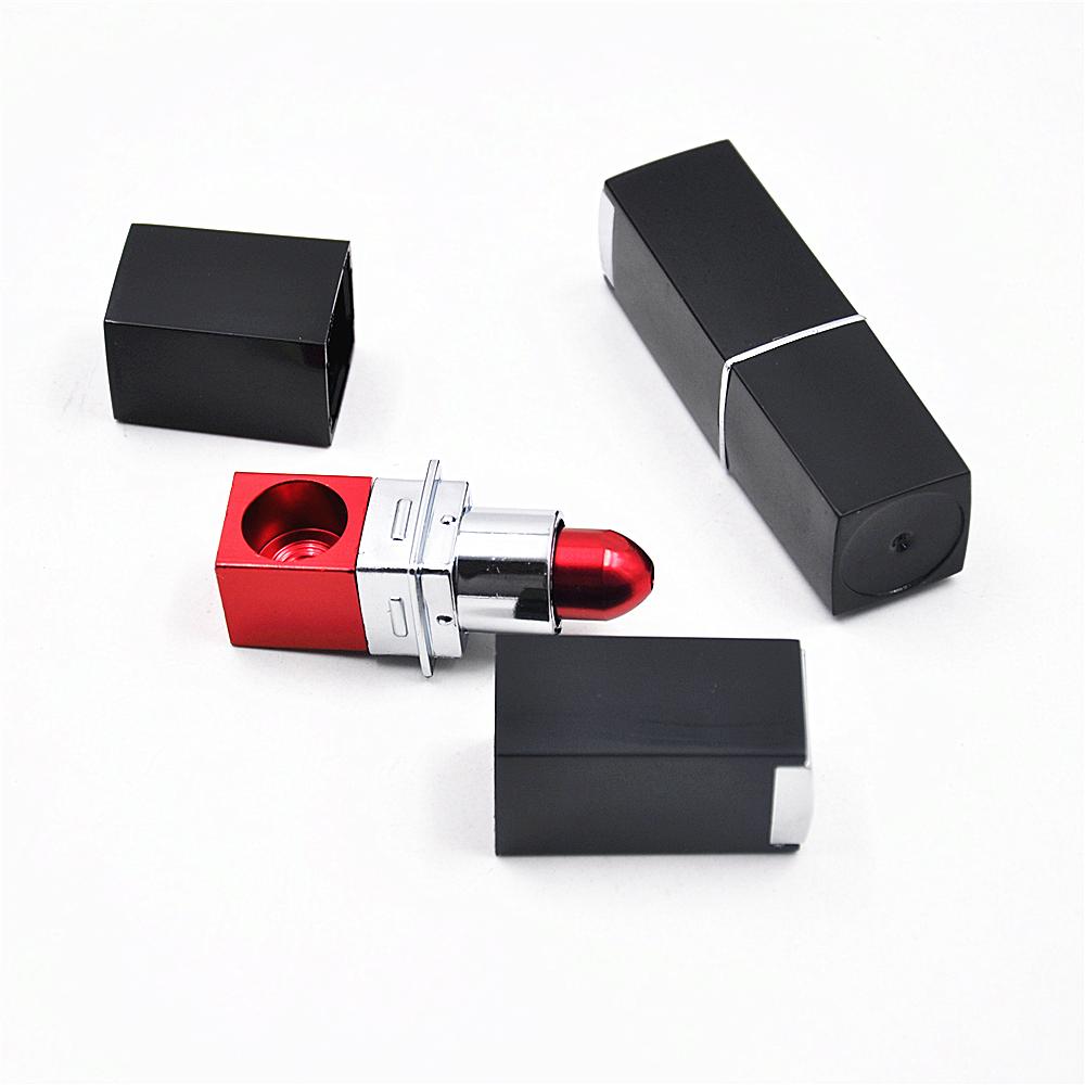 Lipstick Secret Diversion Metal Tobacco Smoking Pipe