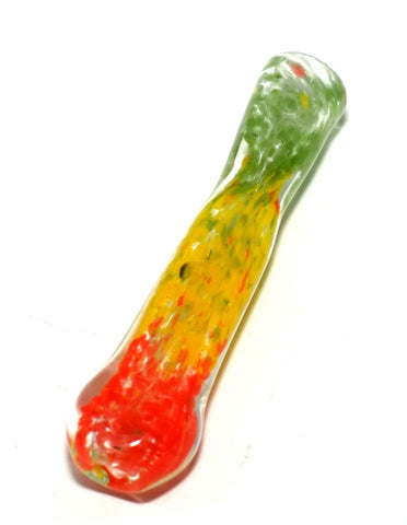 3.5" RASTA Glass Chillum Pipe