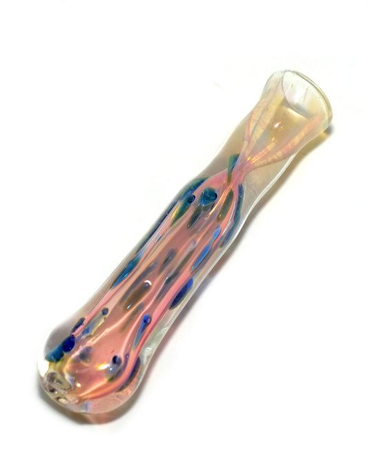 3.5" Thick Glass Chillum Pipe