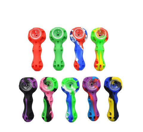 4" Silicone Tobacco SPoon Pipe