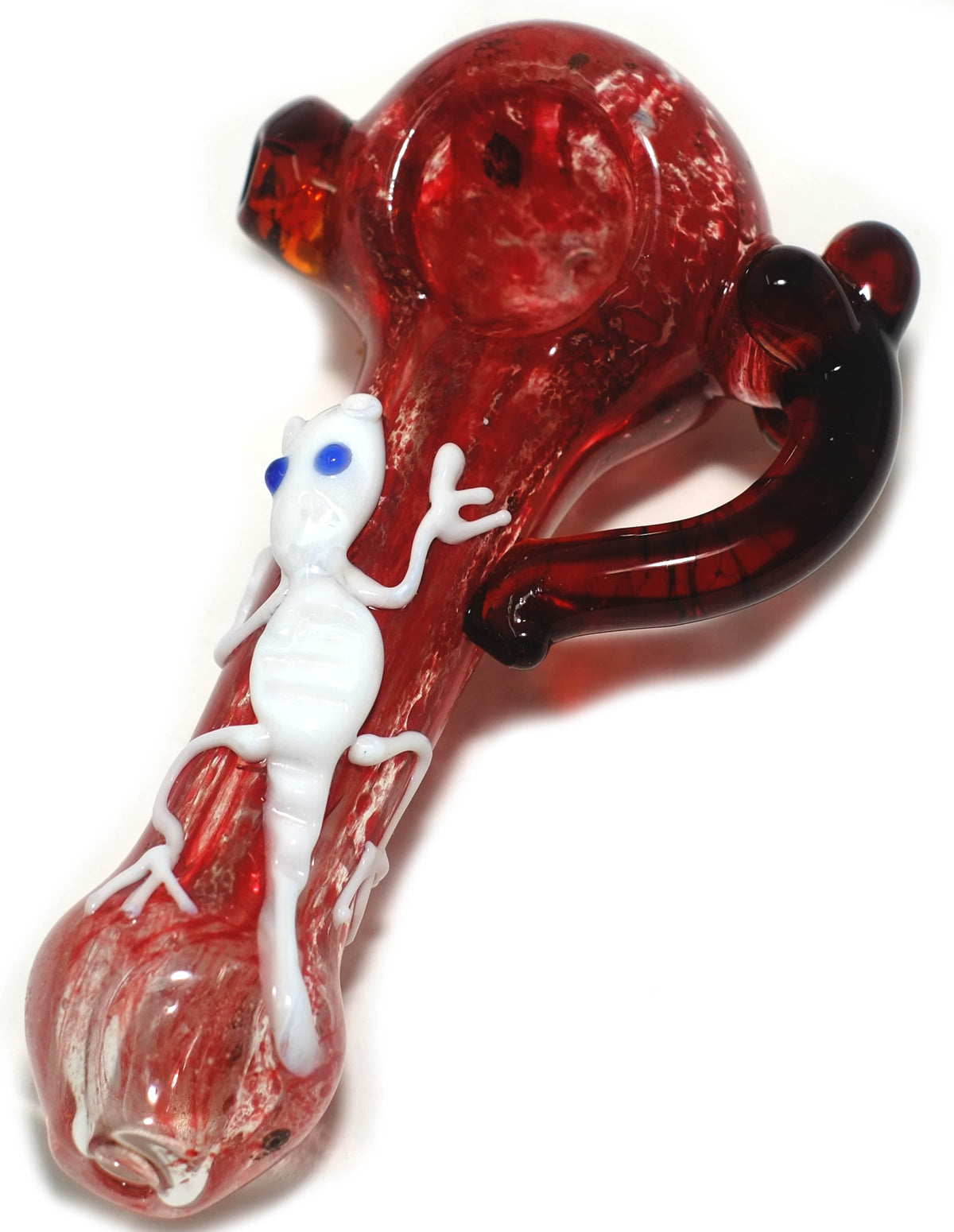 5.5" Side Handle Top Insect Glass hand Pipe