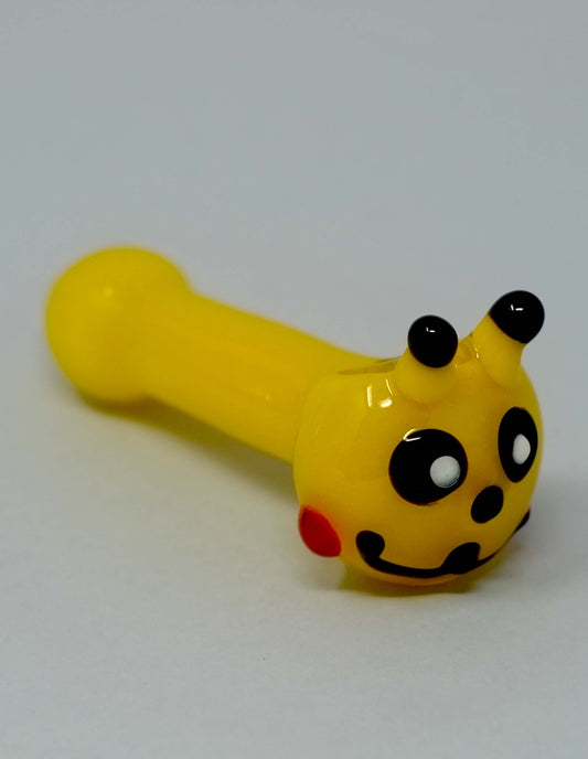 4" PikaChu glass Animal hand Pipe