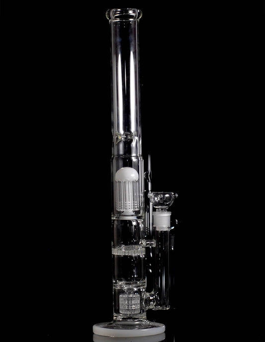 19" 8 arm tree perc honeycomb cage percolator water pipe