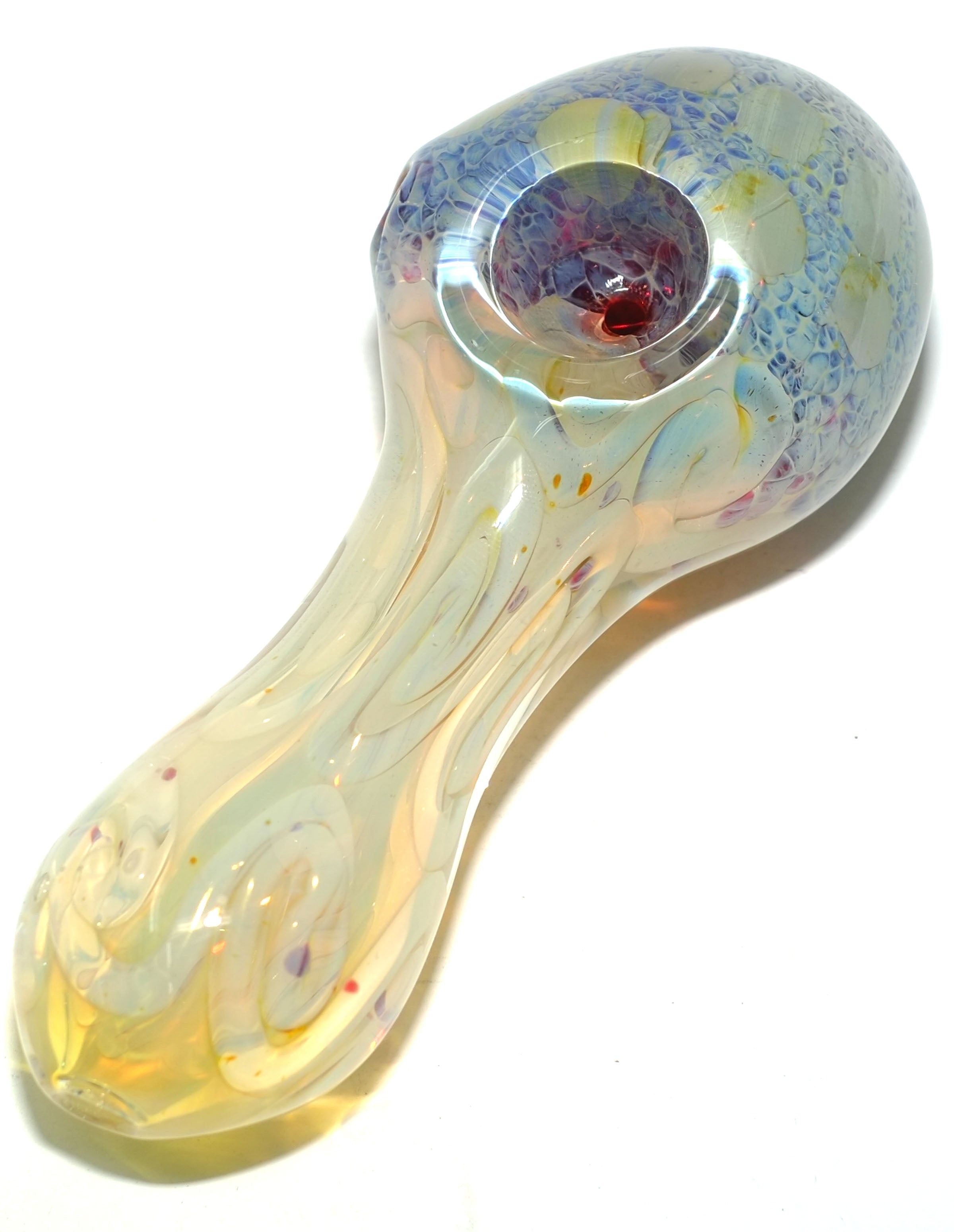 5" Pretty Glass hand Spoon pipe - SleekGlassPipe