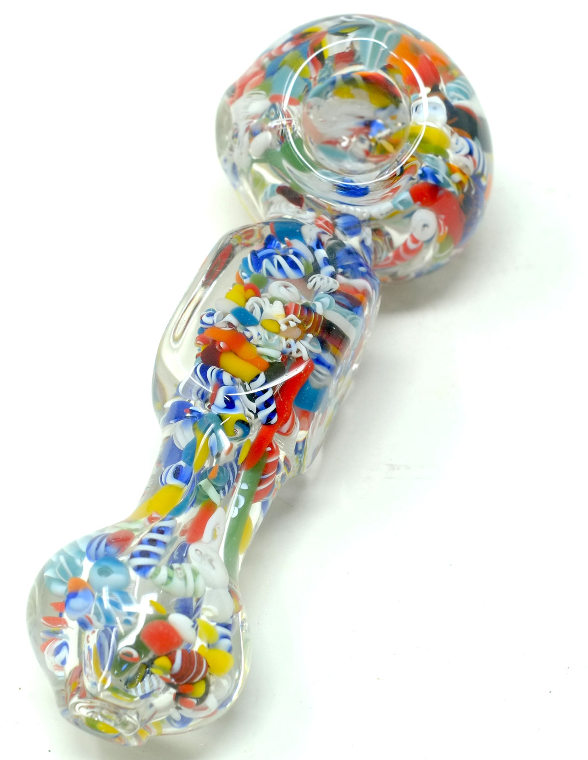 4.5" Glass Hand Spoon Pipe - SleekGlassPipe