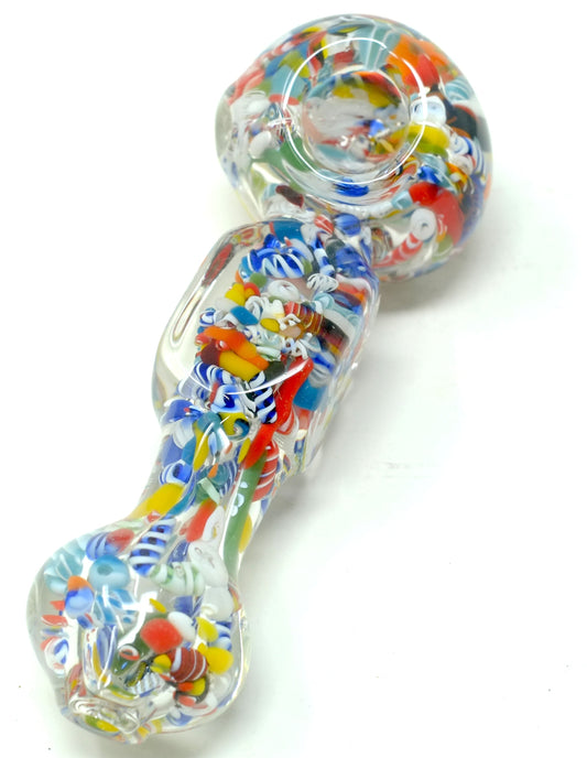 4.5" Glass Hand Spoon Pipe