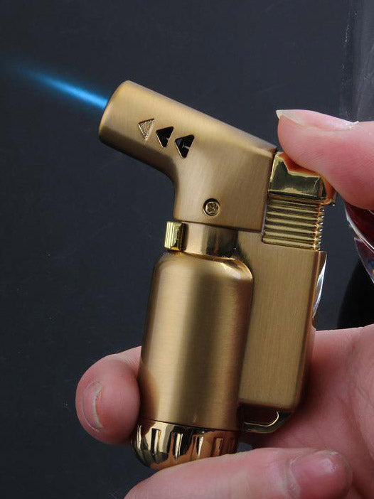 All Metal Lighter Single Torch Pipe Lighters