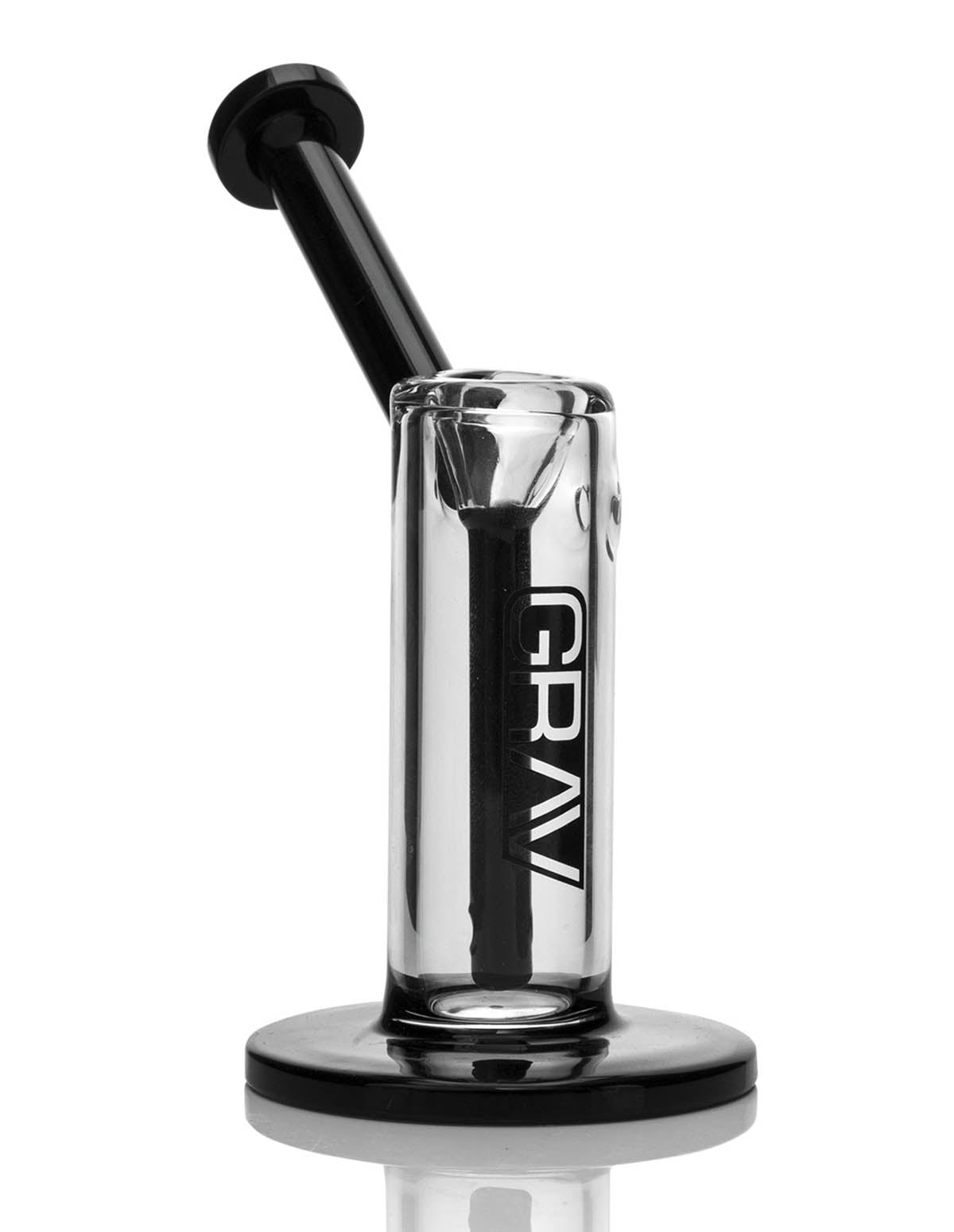 6"GRAV® Small Upright Bubbler - Black Accents