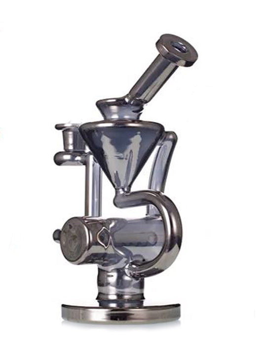 8" inch Recycler Glass Water Bong Rig