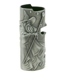 Wizard Mystic Metal Lighter Case for BIC brand Lighter, 1pc