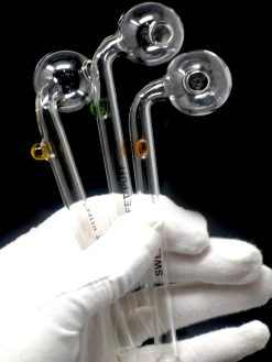 Glass Sweet Puff Oil Burner Pipe Set of 3