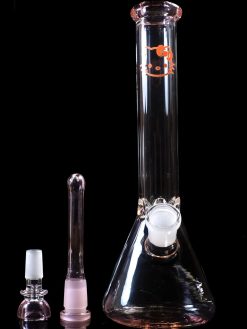 Alternative view of 10" Ice Pinch Pink Hello Kitty Bong Glass Water Pipe