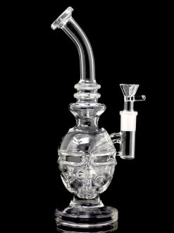 Glass Recycler Water Pipe with Matrix Percolator