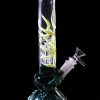 Tree Design Glowing in Dark Glass Water Pipe Bong