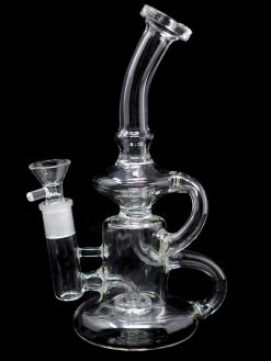 8″ Tornado Recycler Dab Rig Glass Water Pipe