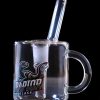 3"Raptor Glass Morning Mug Bubbler – Handle-Side Chill Hits