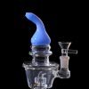 Azure Twist Bar Water Pipe